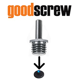 Good Screw BUF_SCREW_DRILL Good Screw- Drill Adaptor Makes Rotary Backing Plates Fit On Any Drill