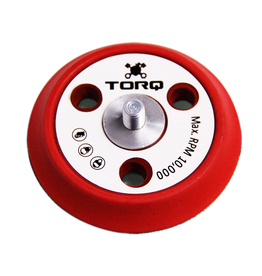 TORQ Tool Company BUFLC_200 TORQ R5 Dual-Action Red Backing Plate With Hyper Flex Technology (3 Inch)