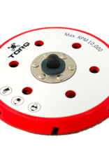 TORQ Tool Company BUFLC_202 TORQ R5 Dual-Action Red Backing Plate With Hyper Flex Technology (6 Inch)