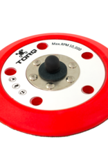 TORQ Tool Company BUFLC_201 TORQ R5 Dual-Action Red Backing Plate With Hyper Flex Technology (5 Inch)