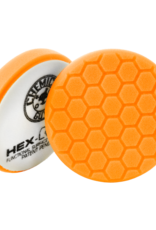 Hex-Logic BUFX_102HEX6 6.5'' Hex-Logic Pad Orange Medium-Heavy Cut Scratch & Swirl Remover Pad- (6.5''Inch)