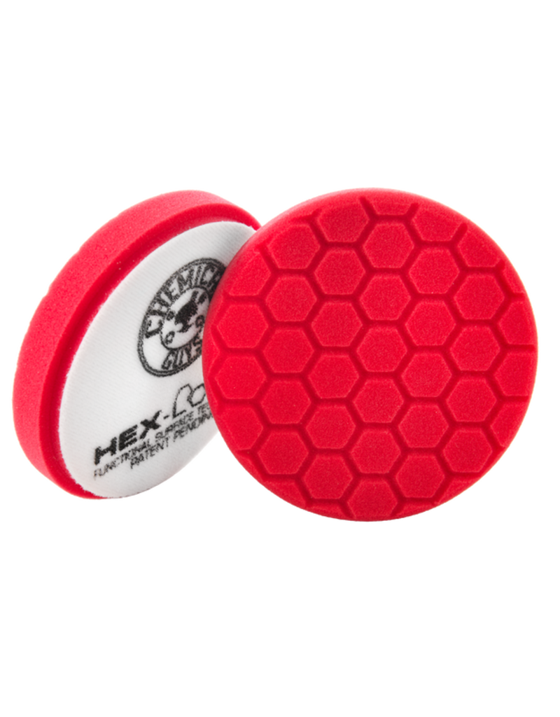Hex-Logic BUFX_107HEX5 5.5'' Hex-Logic Pad -Red Perfection Ultrafine Wax & Sealant Finishing Pad (5.5''Inch)