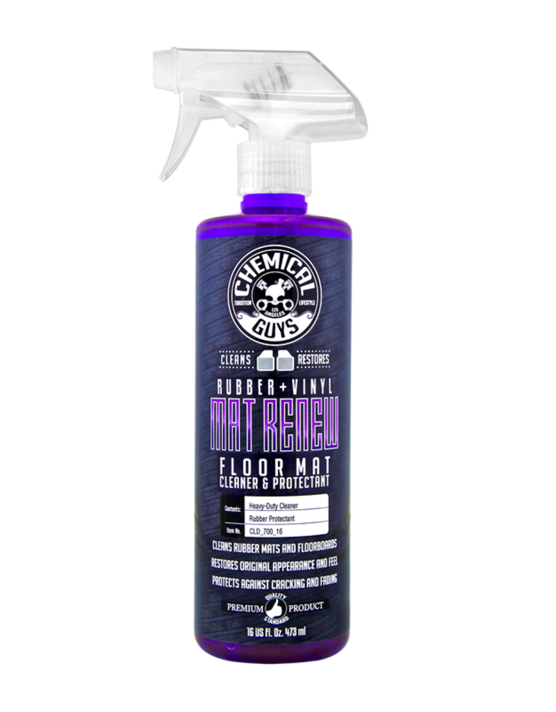 Chemical Guys CLD_700_16 Mat Re-New -Rubber + Vinyl Floor Mat Cleaner And Protectant (16 oz)