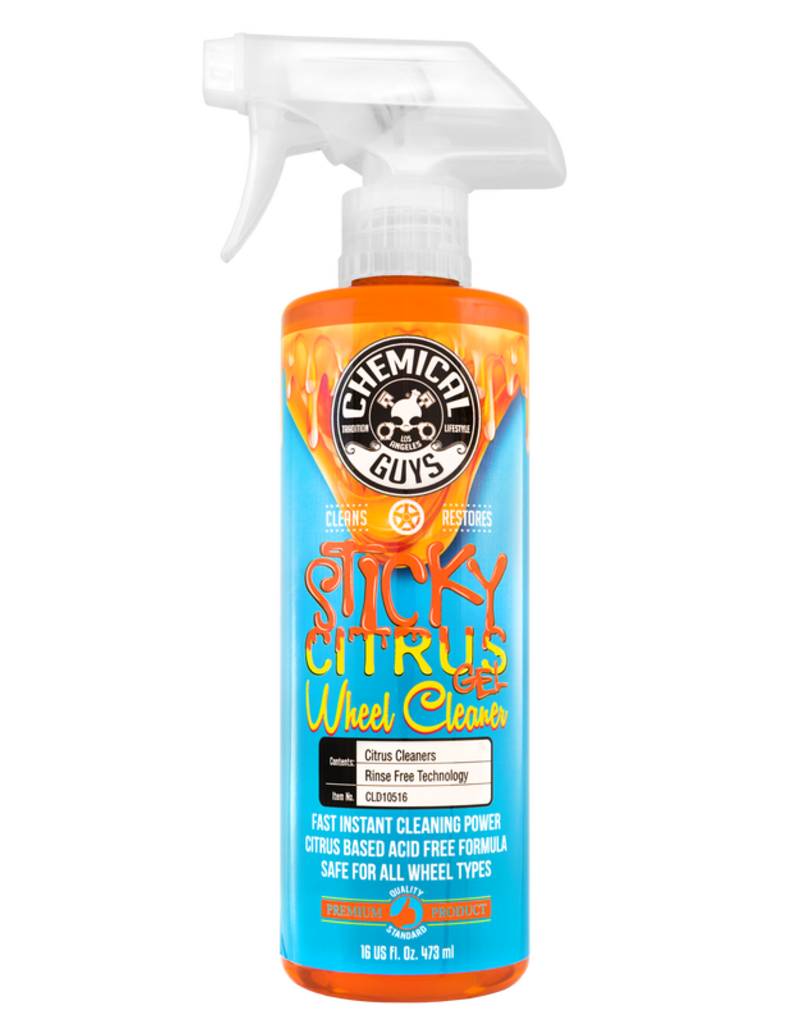 Chemical Guys CLD10516 Sticky Gel Citrus Wheel Cleaner (16 oz)