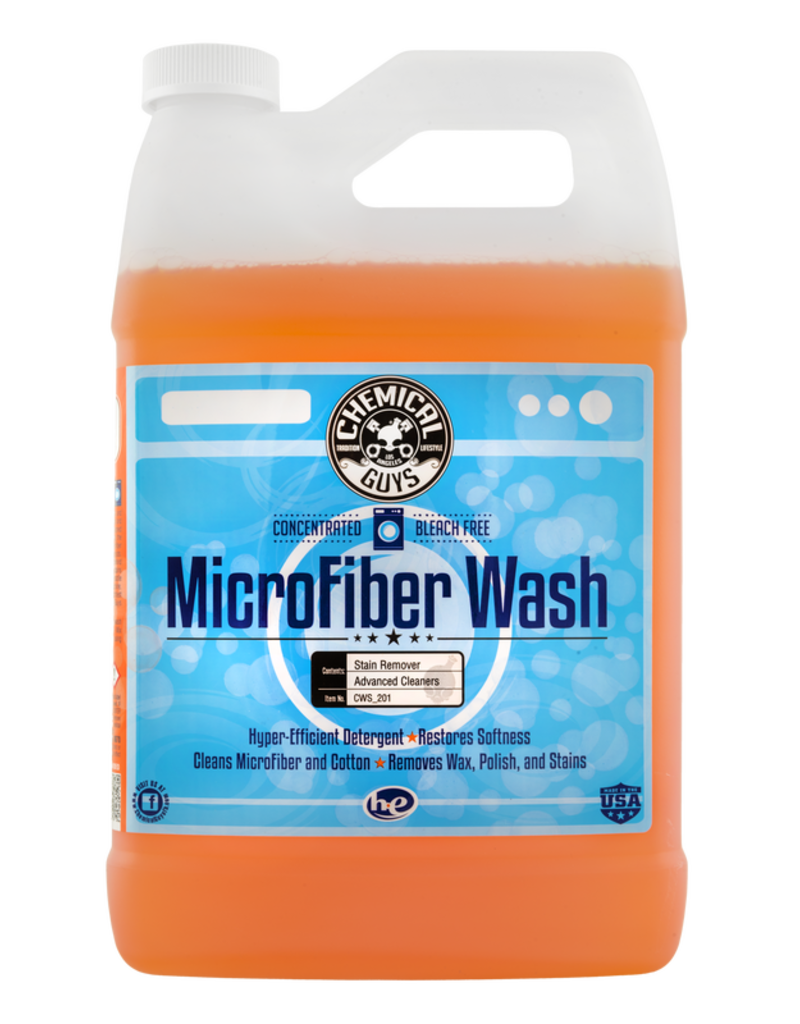 Chemical Guys CWS_201 Microfiber Rejuvenator Microfiber Wash Cleaning Detergent Concentrate (1 Gal)
