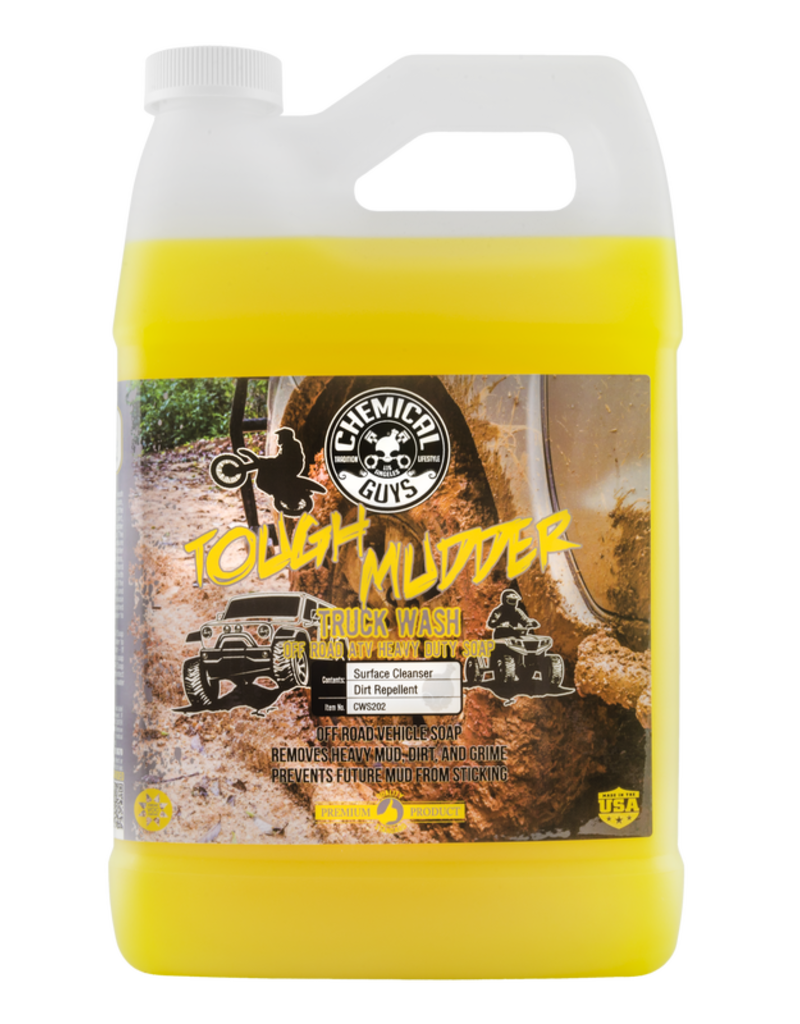Chemical Guys CWS202 Tough Mudder Truck Wash Off Road ATV Heavy Duty Soap, 1 Gal