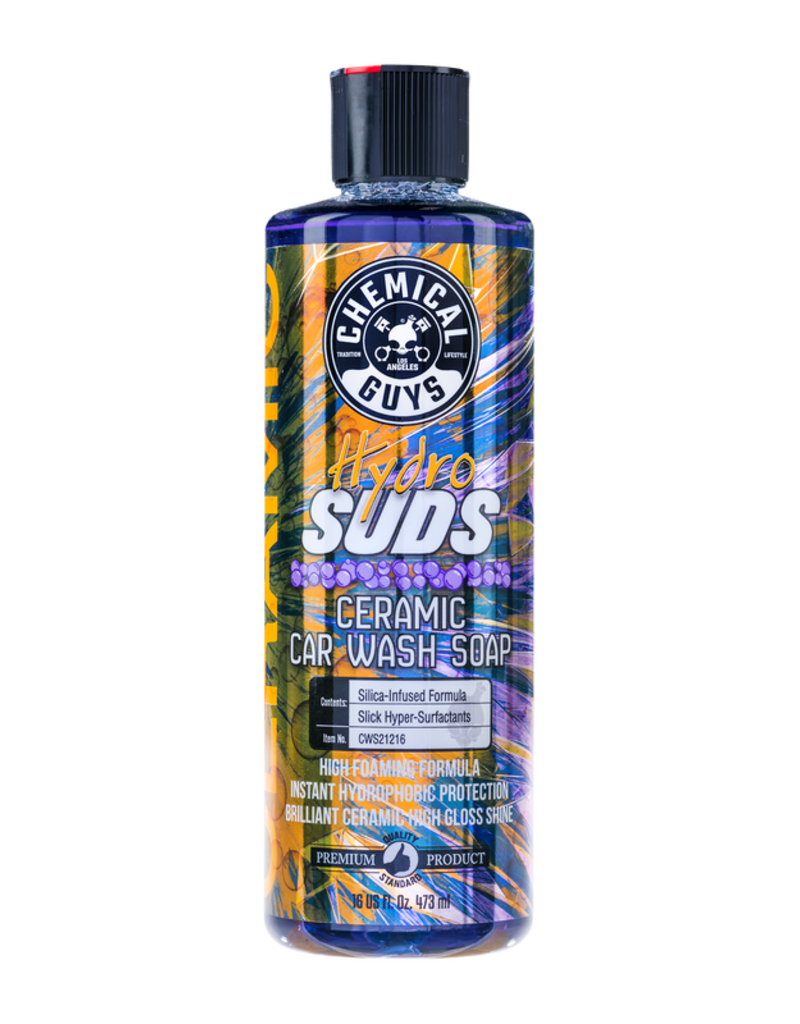 Chemical Guys CWS21216 Hydrosuds High- Gloss Hyper Foaming Si02 Ceramic Car Wash Soap (16oz)