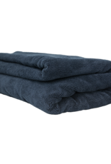 Chemical Guys MIC_808 Elegant Edgeless Microfiber Towel, Black 51'' X 30''