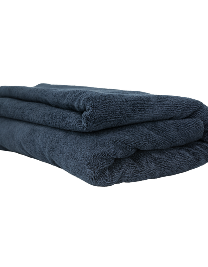 Chemical Guys MIC_808 Elegant Edgeless Microfiber Towel, Black 51'' X 30''