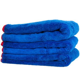 Chemical Guys MIC_998_3 Fluffer Miracle Supra Mircofiber Towel, Blue 24'' X 16'' (3 Pack)