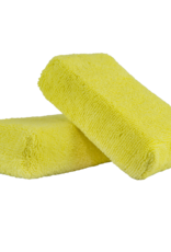 Chemical Guys MIC29902 Yellow - Microfiber Applicator Premium Grade (2 Pack)_x000D_