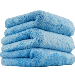 Chemical Guys MIC35003 Happy Ending Edgeless Microfiber Towel, Blue 16''X16'' (3 Pack)