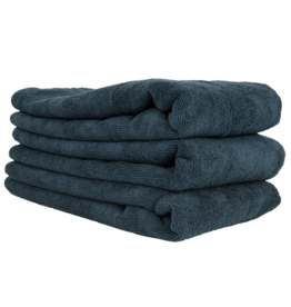 Chemical Guys MIC36103 Workhorse Black Professional Grade Microfiber Towel, 16'' X 24'' (Rubber/Plastic/Vinyl) (3-Pack)