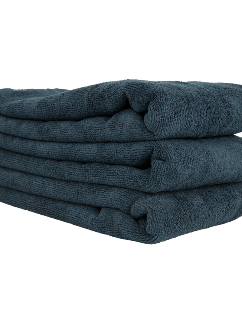 Chemical Guys MIC36103 Workhorse Black Professional Grade Microfiber Towel, 16'' X 24'' (Rubber/Plastic/Vinyl) (3-Pack)