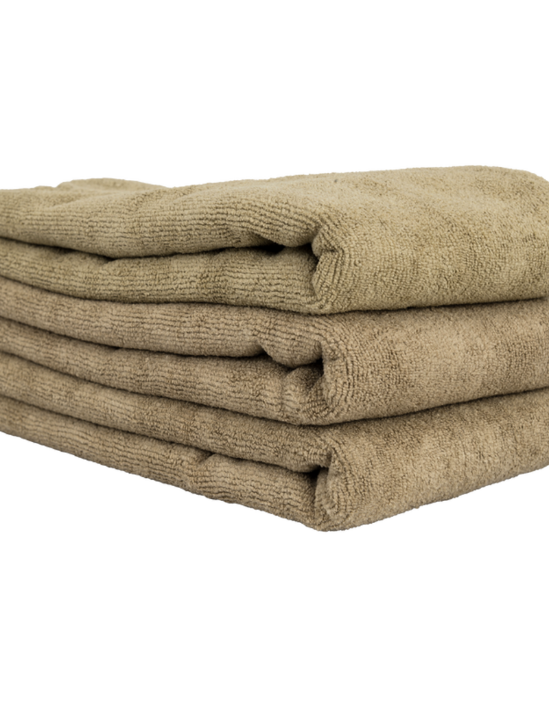 Chemical Guys MIC36203 Workhorse Tan Professional Grade Microfiber Towel, 16'' X 24'' (Leather & Vinyl)(3-Pack)