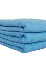 Chemical Guys MIC36303 Workhorse Towel- Blue For Windows Professional Grade Microfiber Towels (16'' X 24'') (3-Pack)