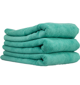 Chemical Guys MIC36403 Workhorse Towel-Green For Exteriors Professional Grade Microfiber Towels-(16'' X 24'') (3-Pack)
