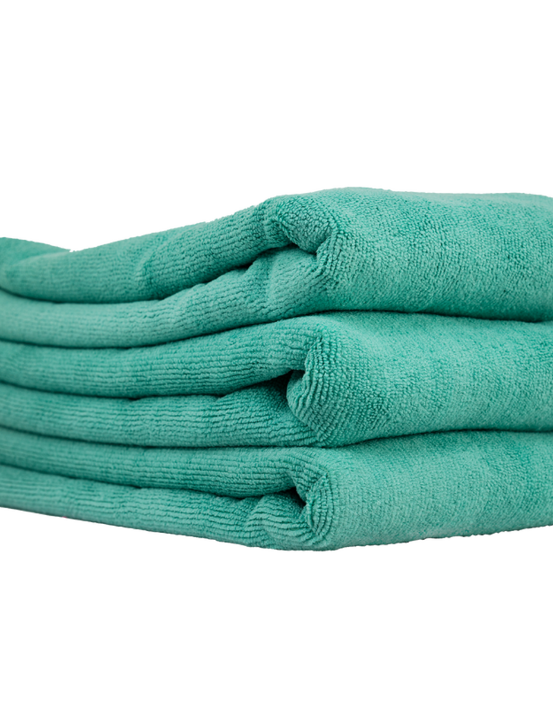 Chemical Guys MIC36403 Workhorse Towel-Green For Exteriors Professional Grade Microfiber Towels-(16'' X 24'') (3-Pack)