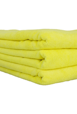 Chemical Guys MIC36503 Workhorse Towel-Yellow For Interiors Professional Grade Microfiber Towels (16'' X 24'') (3-Pack)