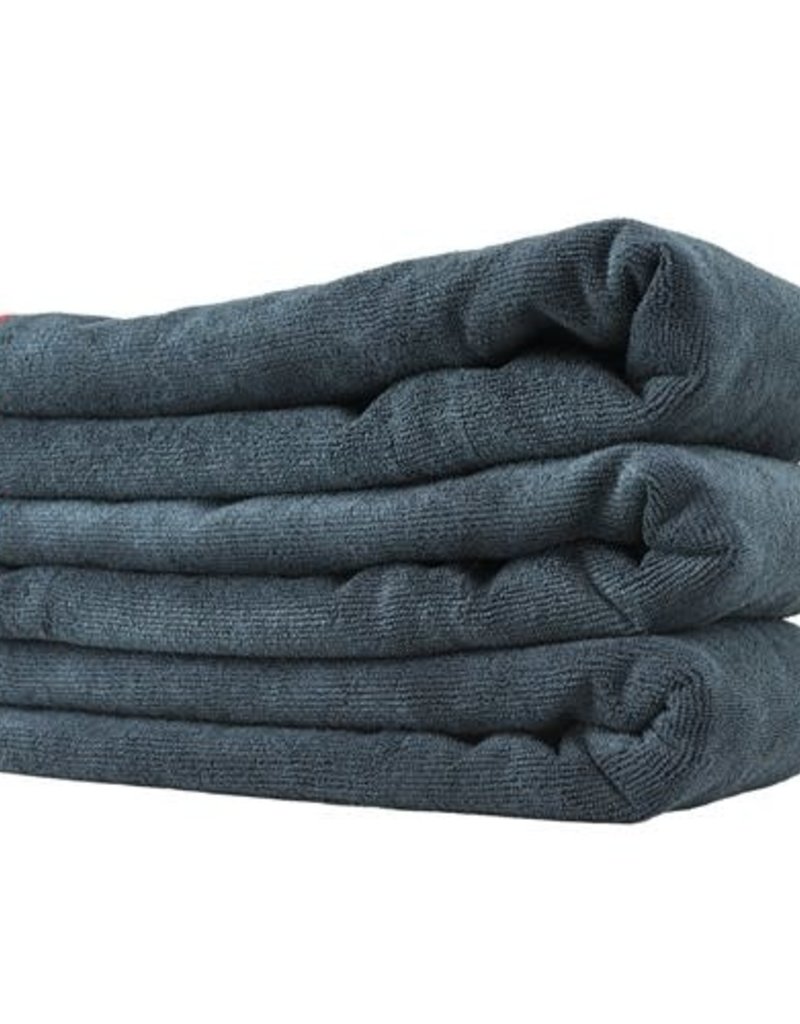 Chemical Guys MIC50903 Chemical Guys -Premium Red-Line Microfiber Towel Dark Gray With Red Lining(16X24)  3 Pack.