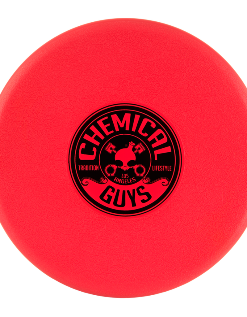 Chemical Guys IAI518 Chemical Guys Bucket Lid Cap. Red With Black Printed Logo