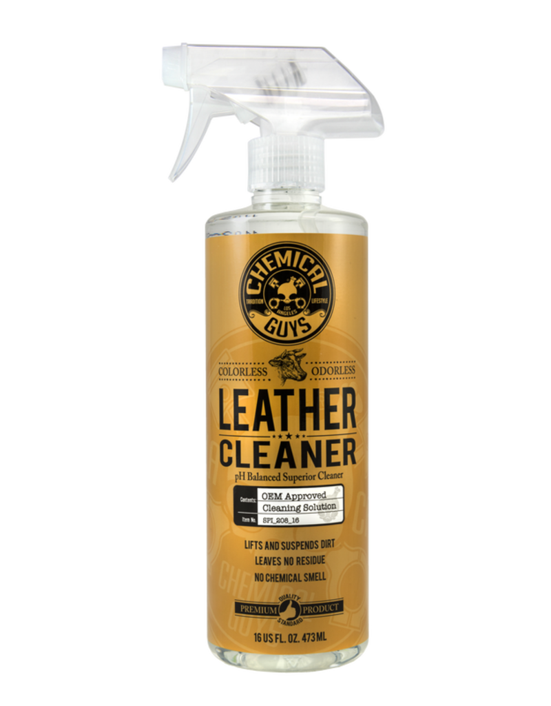 Chemical Guys SPI_208_16 Leather Cleaner OEM Approved Colorless + Odorless Leather Cleaner (16 oz)