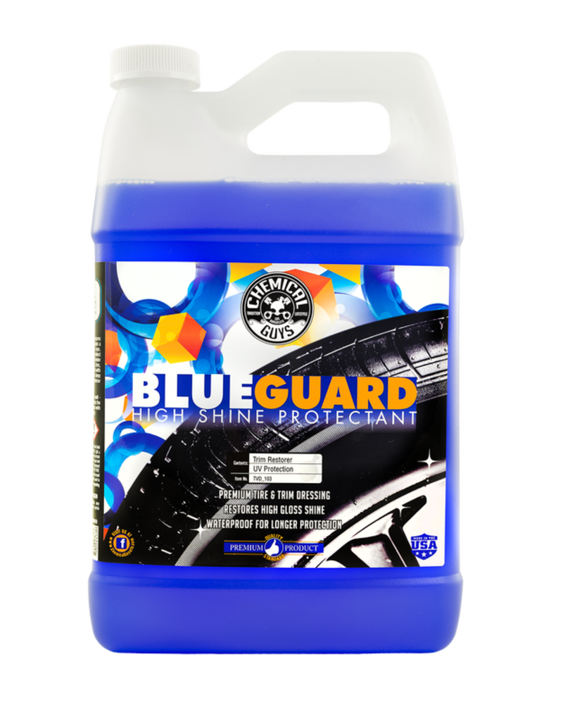 Chemical Guys TVD_103 Blue Guard - Oil Based Wet Look Shine (1 Gal)