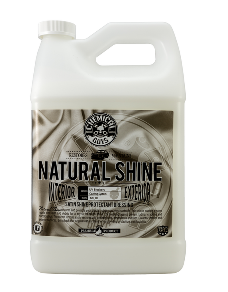 Chemical Guys TVD_201 Natural Shine, Satin Shine Dressing (1 Gallon )