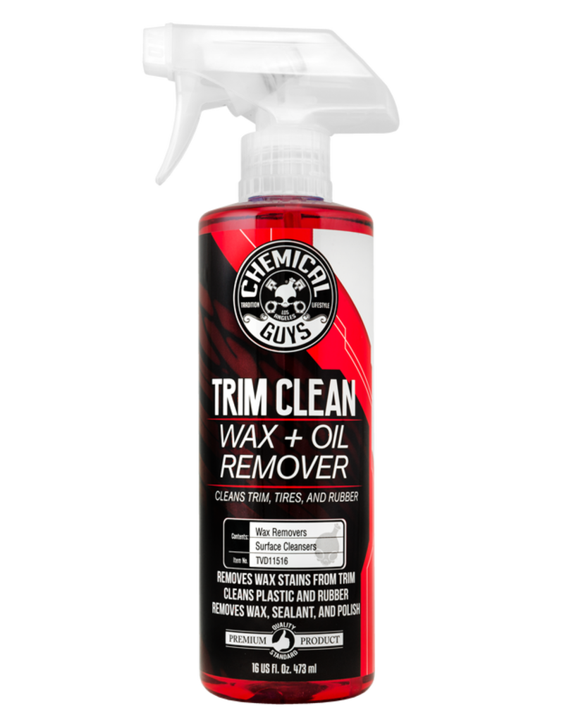Chemical Guys Trim Clean Wax and Oil Remover for Trim, Tires, and Rubber (16 oz)