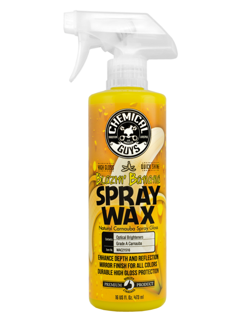 Chemical Guys Blazin' Banana Spray Wax Natural Carnauba Spray Gloss (16 oz)
