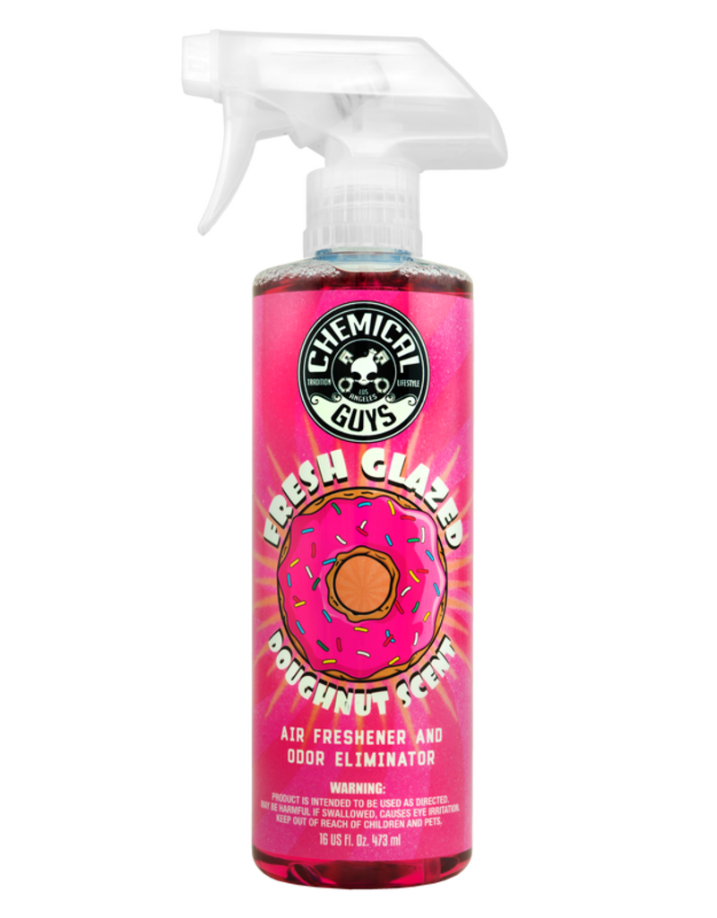 Chemical Guys AIR23316 Fresh Glazed Doughnut Scent Premium Air Freshener and Odor Eliminator (16 oz)