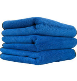 Chemical Guys Monster Extreme Thickness Premium Microfiber Towel, Blue 16'' x 16'' (3 Pack)