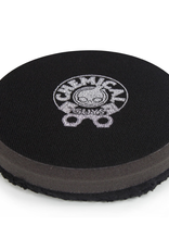 Chemical Guys BUFX_301_4 4'' Finishing Micro Fiber Pad, Black  Inner Foam, 3/4'' Thickness (1pcs)