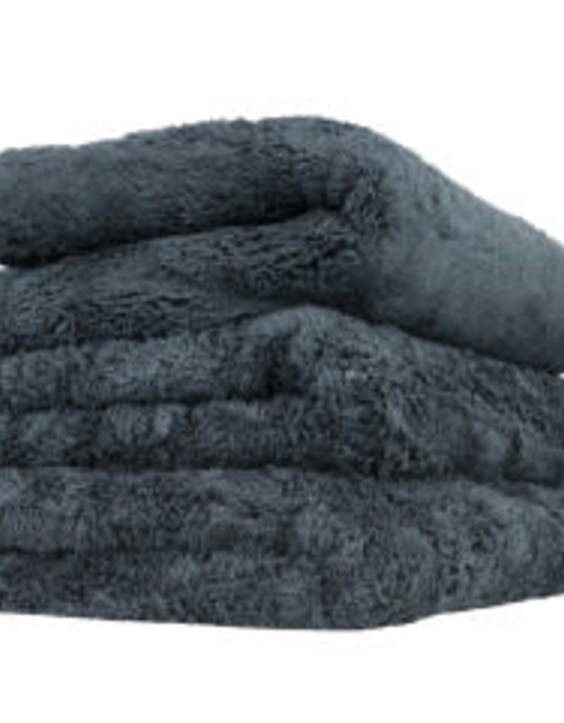 Chemical Guys Happy Ending Ultra Plush Edgeless Microfiber Towel, Black 16'' x 16'' (3 Pack)