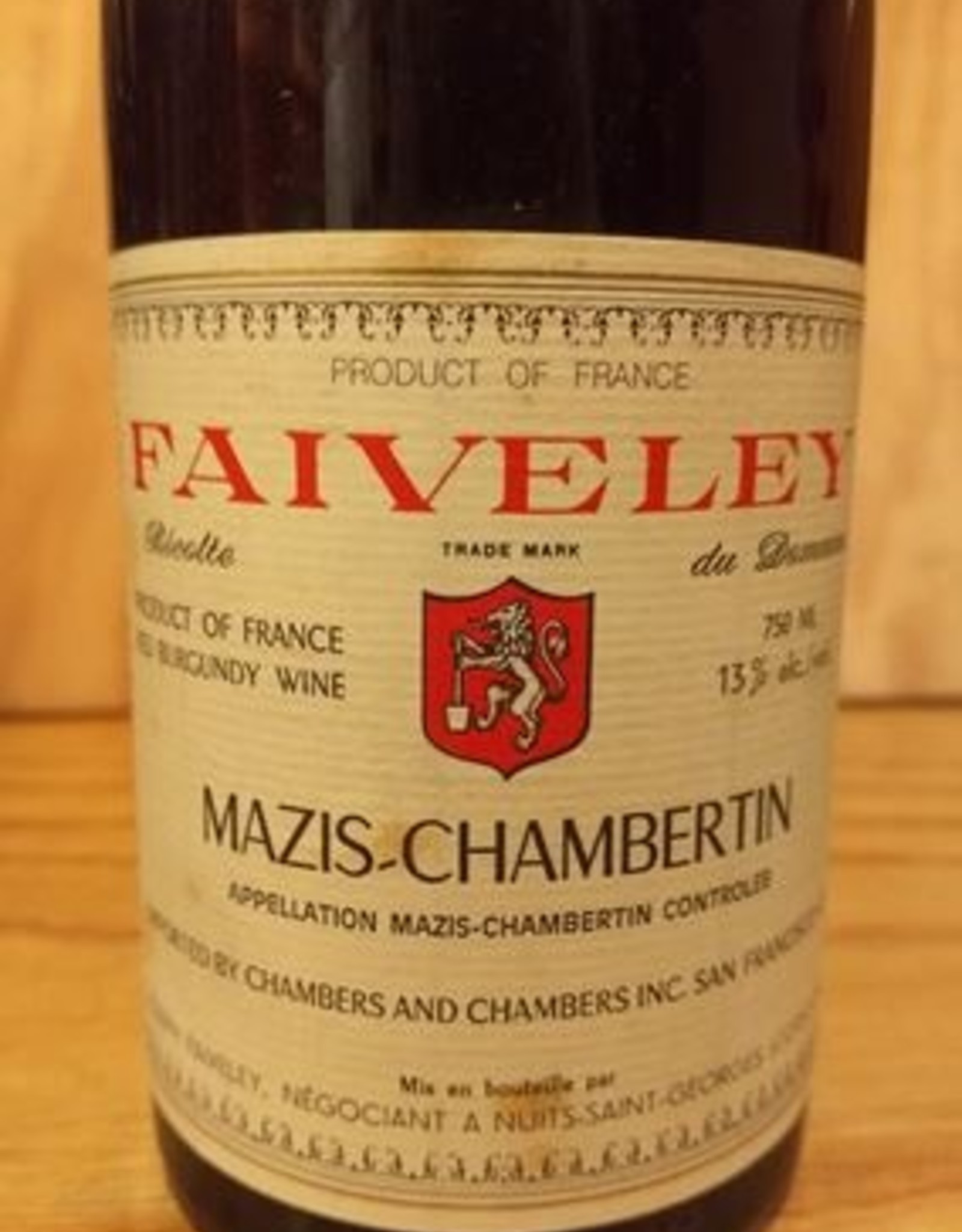 Faiveley Mazis Chambertin 1978 Faiveley Mazis Chambertin 1978