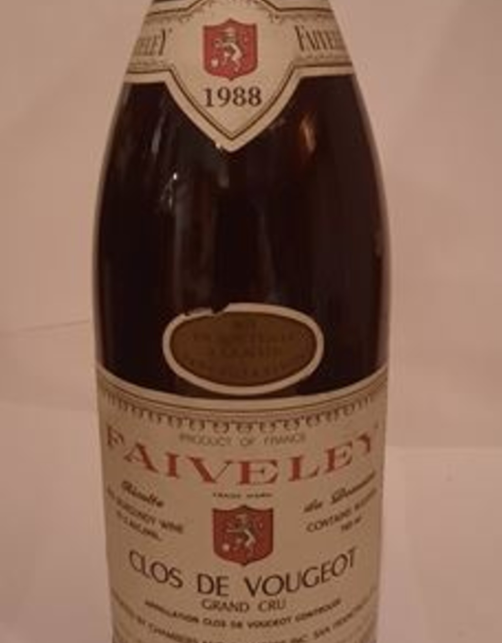 Faiveley Clos De Vougeot Gran Cru 1988