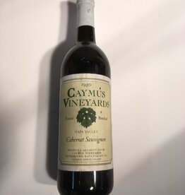 Caymus Napa Cab 1980