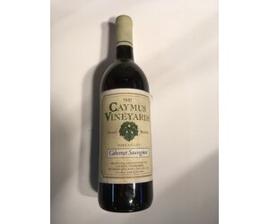 ワイン Caymus Vineyards 1981 Cabernet Sauvignon 1981 Caymus Cabernet Sauvignon - CellarTracker