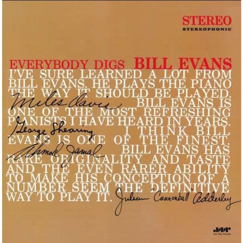 EVANS,BILL / EVERYBODY DIGS BILL EVANS