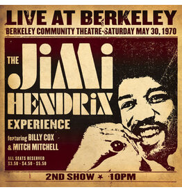 HENDRIX,JIMI EXPERIENCE / LIVE AT BERKELEY (2LP/GATEFOLD)