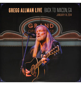 ALLMAN,GREGG / Gregg Allman Live: Back to Macon Ga