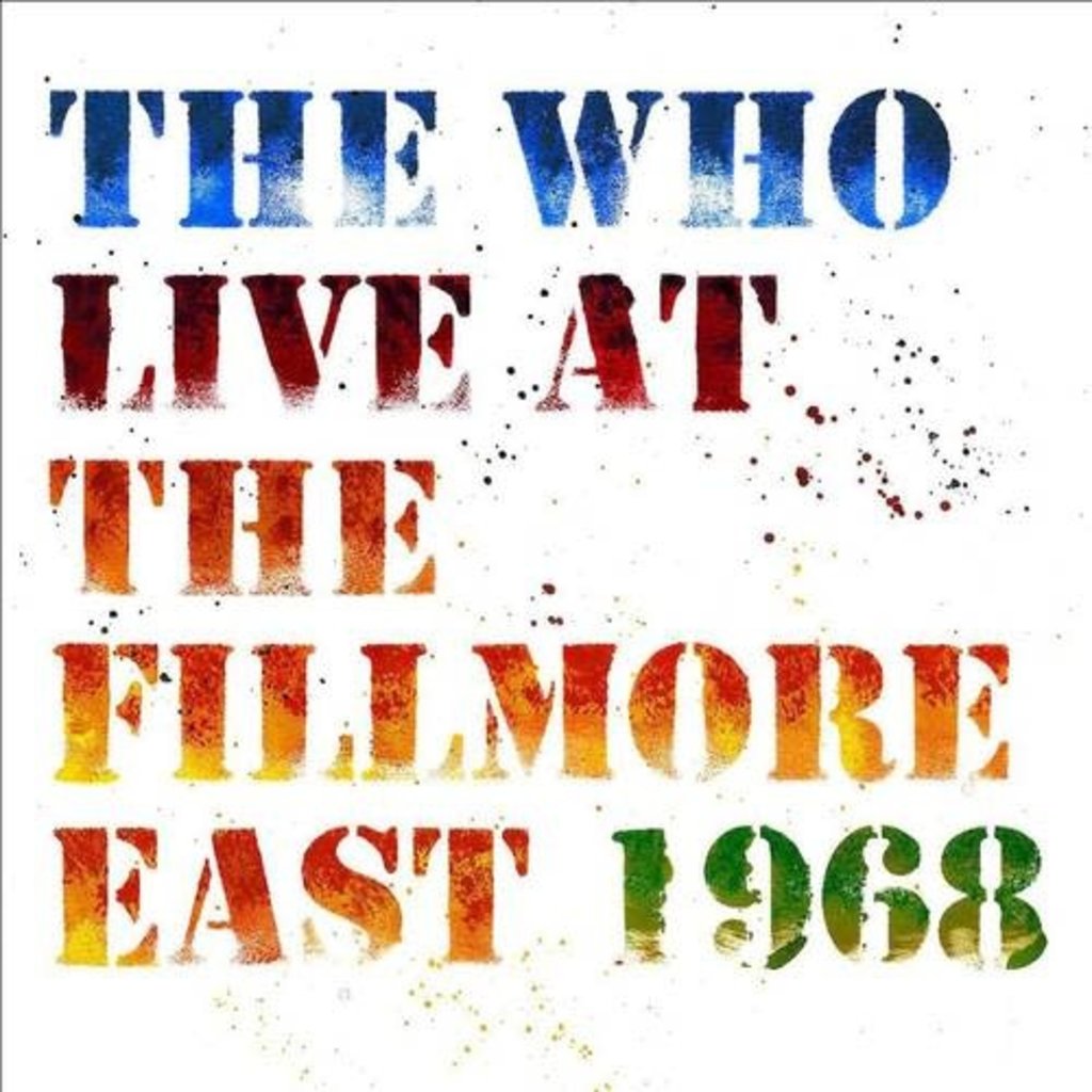 WHO / Live At The Fillmore East (CD)