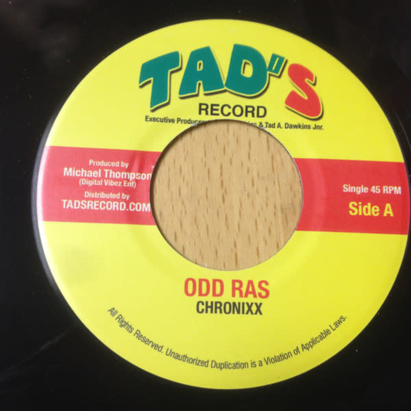CHRONIXX / MAHR,IBA / Odd Ras /  Sound The Alarm 7”