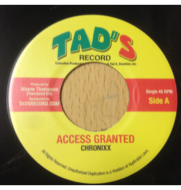 CHRONIXX / MAHR,IBA / Access Granted /  Let Jah Lead The Way 7”