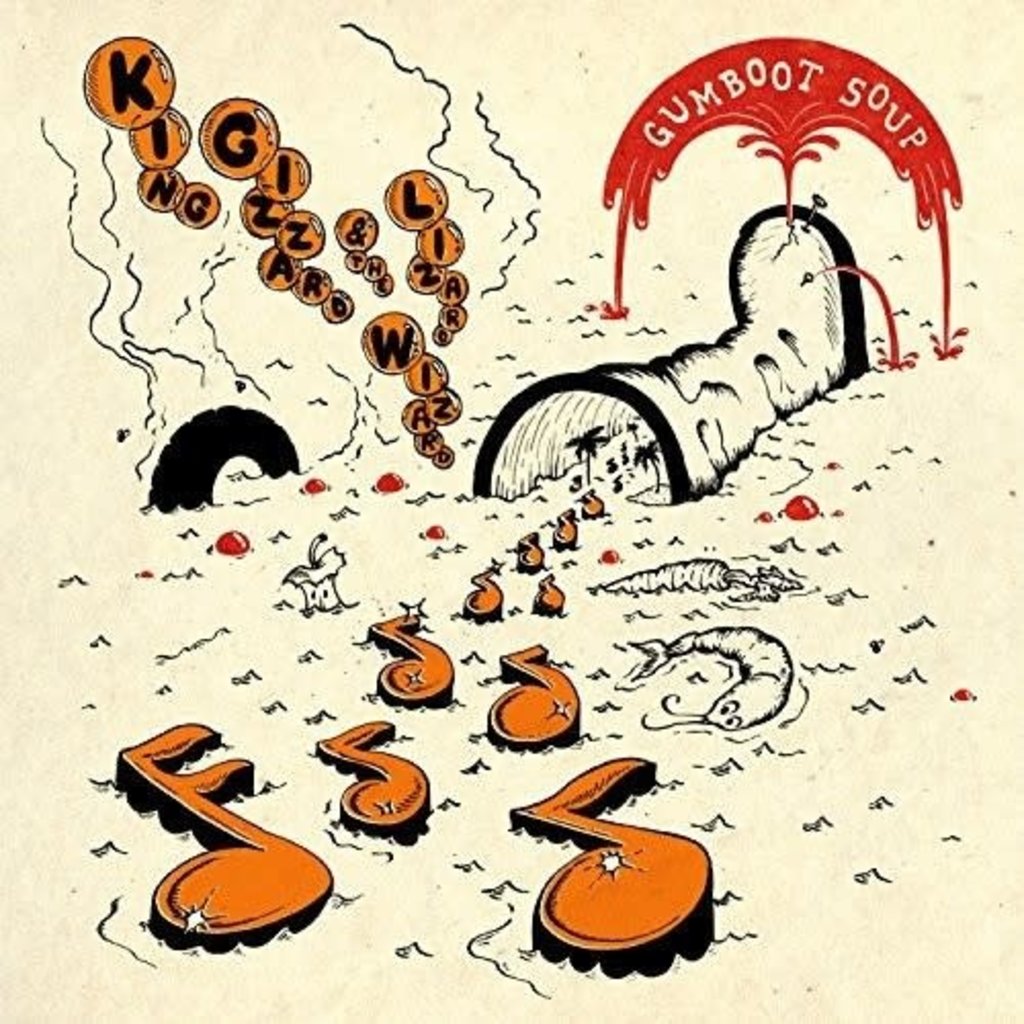 KING GIZZZARD & THE LIZARD WIZARD / GUMBOOT SOUP (ORANGE RED BLACK SPLATTER VINYL)