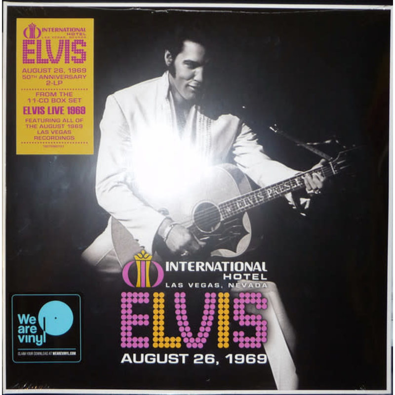 PRESLEY,ELVIS / Live At The International Hotel, Las Vegas NV - August 26, 1969