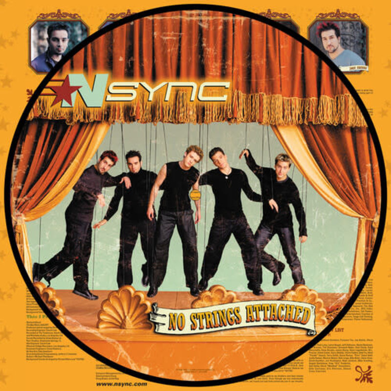 N SYNC / No Strings Attached (Picture Disc Vinyl LP, 140 Gram Vinyl, Anniversary Edition)