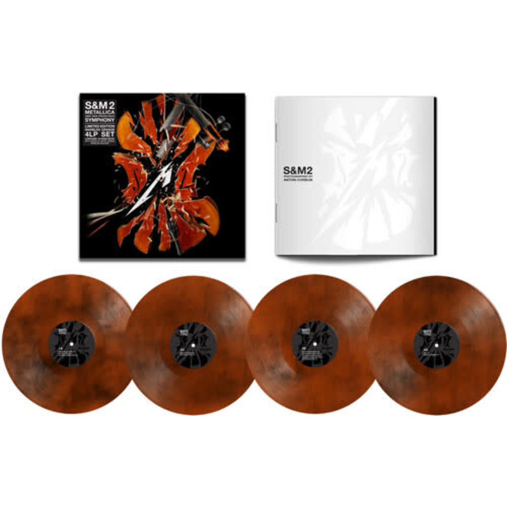 Metallica San Francisco Symphony S M2 Indie Exclusive Marble Orange Vinyl Mill City Sound