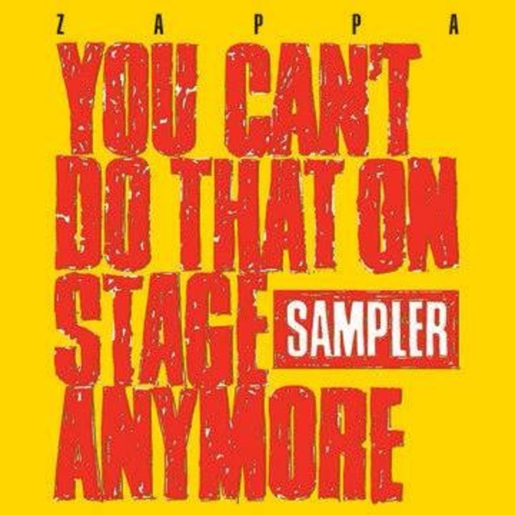 Zappa, Frank / You Can't Do That On Stage Anymore (Sampler) [2 LP] [1 Transparent Red + 1 Transparent Yellow](RSD-2020)