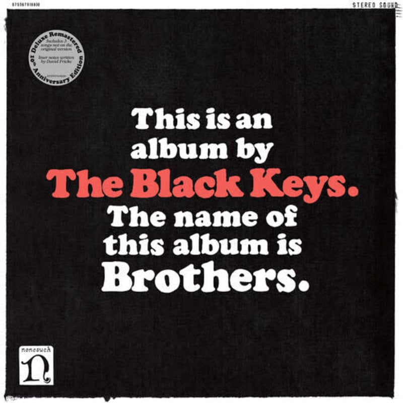 BLACK KEYS / Brothers (Deluxe Edition, Gatefold LP Jacket, Remastered, Anniversary Edition)